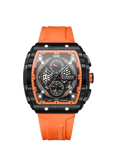 Curren 8442 Turuncu Erkek Kol Saati
