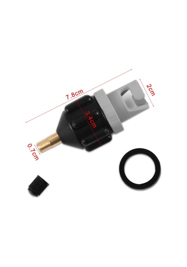 Konesam Sup Paddle Board Enflasyon Adaptörü Seti - 4 Farklı Çevirici, Otomobil Ve Standart Pompa İle Kullanım, Plastik Malzeme, Kolay Bağlantı