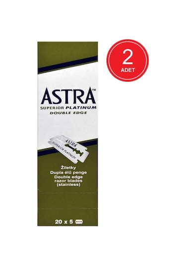 Astra Platinum Jilet 2 x 20'li