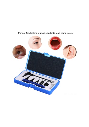 Vkemall Göz, Kulak Ve Boğaz Muayene Seti - Tekerlekli Işık, Tırnak Plakası, 4 Adet Bakış Ve 5 Adet Spatula İle Çelik Malzeme