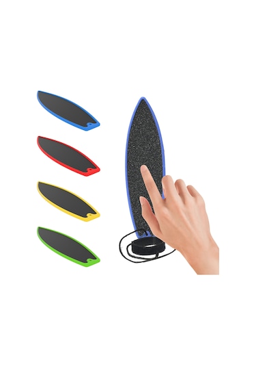 Yifomall Ahşap Mini Parmak Sörf Tahtası Oyuncağı - 12x3cm Boyutunda 4 Adet - Sörf Deneyimi İçin