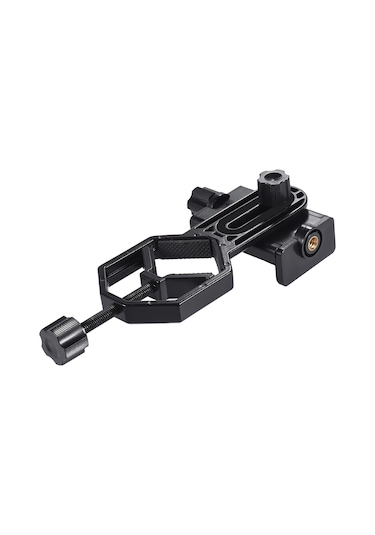 Yaozixa Metal Teleskop Uyumlu Telefon Tutucu, 28-47mm Gözlük Çapı, 5.2-8.2cm Genişlik Ayarı, Outdoor Fotoğraf Çekimi İçin