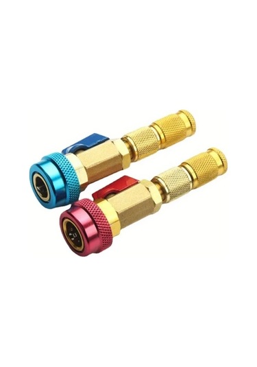 Dashanshop R134a Klima Valfleri Sökme Takma Alet Seti 2 Parça Yüksek Düşük Basınç