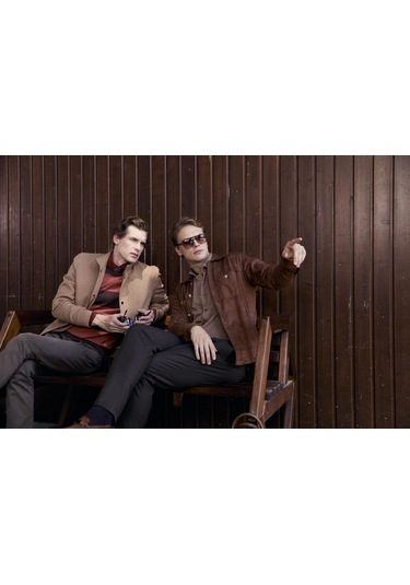 Erkek Bisiklet Yaka Triko %100 Pamuk Kahve 3774 Kahverengi