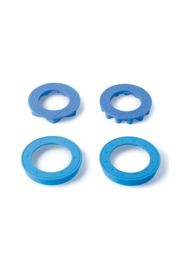 Sihirli Hamur Açma Su Mavisi Merdane Ve Kalıplar Mavi