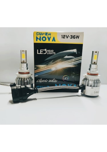 Supernova Buz Mavi Hb4 9006 Simsek Etkili Zenon Cob Led Xenon