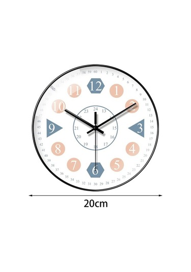 Pazly Suntek Siyah-kenarlık-b Sessiz Saati Inç Duvar Dekoratif 8 Uz Siyah