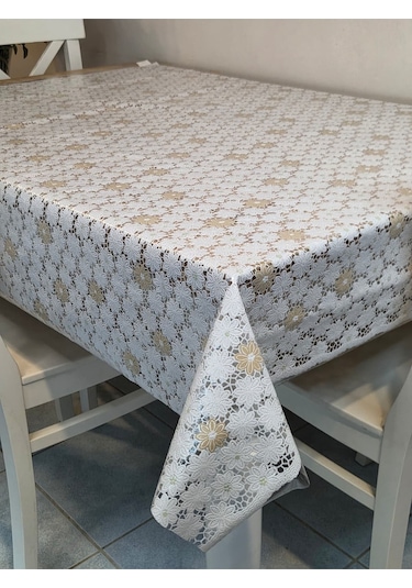 Ithal Pvc Muşamba - Desenli Silinebilir Masa Örtüsü 07nl62 Kahverengi