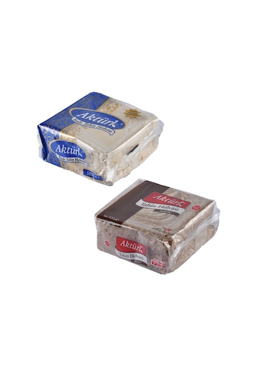 Aktürk Helva 500 Gr Sade Ve Kakaolu 2 Li Paket