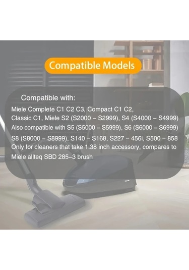 Xuweiwei Miele Sbd 285-3 C1 C2 C3 Vakum Temizleyicileri İcin Zemin Firca Basligi Ek Parca 1 Bilgisayar