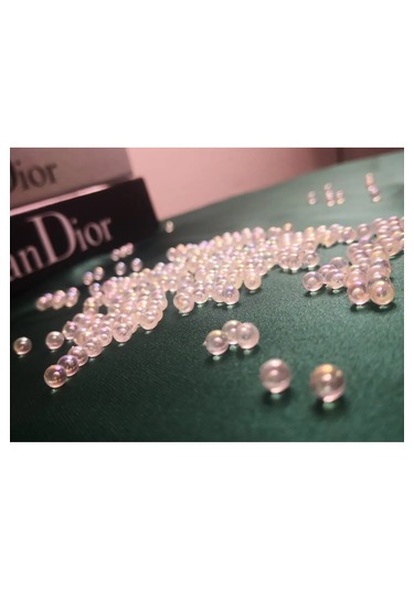 6 Ml Deliksiz Boncuk Şeffaf 10 Gr 161 Adet