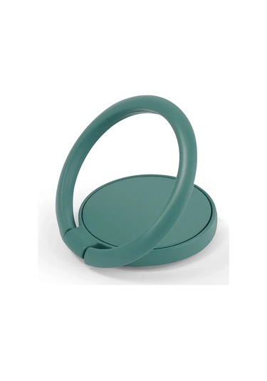 Goldenqian Ultra Ince Lüks Metal Cep Telefonu Soket Tutucu Evrensel Telefon Manyetik Araç Braketi Standı Aksesuarları Parmak Yüzük Green Green