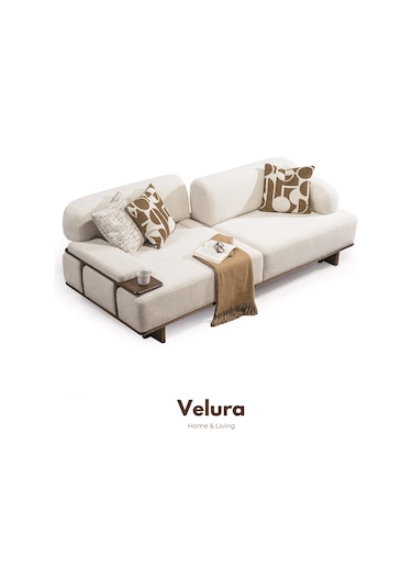 Petra 3+3+1 Koltuk Takımı & Oturma Grubu Ekru