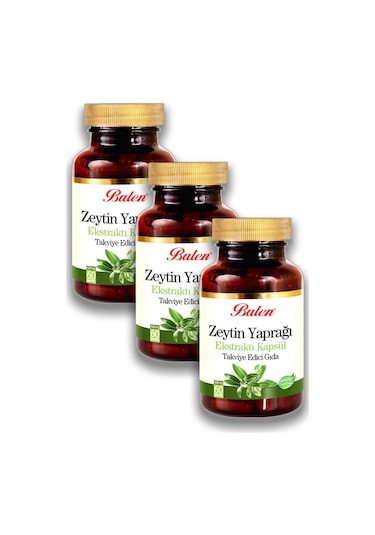 Balen Zeytin Yaprağı Ekstraktı 620 Mg 60 Kapsül X 3 Adet
