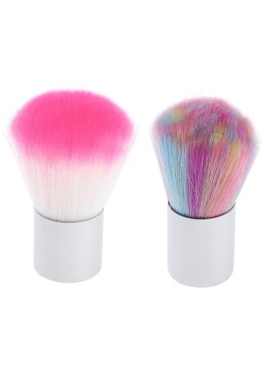 Homyl Saç Kesme Fırçası Boyun Duster Berberler Gökkuşağı