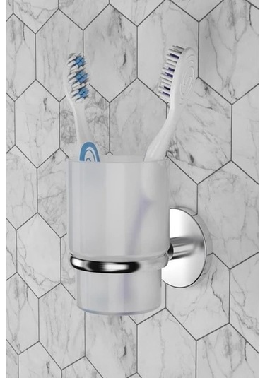 Matsuri Diş Fırçalık Krom Çok Renkli