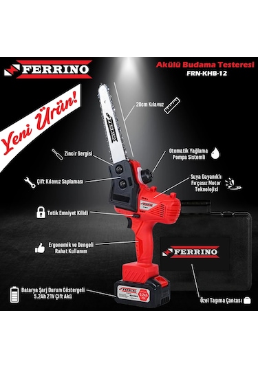 Ferrino Khb-12 Çift Akülü Budama Testeresi