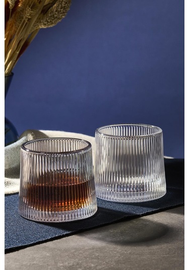 Mose Luster 2'li Kristal Viski Kokteyl Meşrubat Bardağı Japon Style 160ml