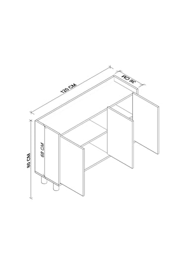 Bono Çok Amaçlı Konsol , Kahve Köşesi Beyaz