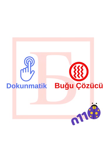 Brat 80x100 Cm. Buğu Çözücülü Dokunmatik Led Ayna Düz Ayna