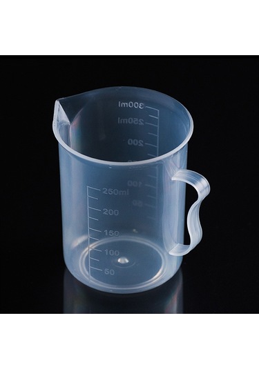 Sones 10 Adet 250ml Gıda Sınıfı Pp Plastik Matara Dijital Ölçüm Kabı Silindir Ölçek Ölçü Cam Laboratuvar Laboratuvar Aletleri
