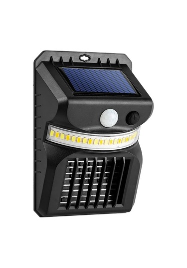 Xiyyadms Güneş Enerjili Sinek Öldürücü Duvar Lambası: Hareket Sensörlü, Çok Fonksiyonlu, Beyaz-sarı-mor Işık Seçenekli