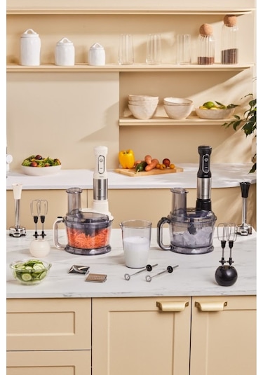 Karaca Prosteel 7 İn 1 1000 W Süt Köpürtücülü Mutfak Robotu