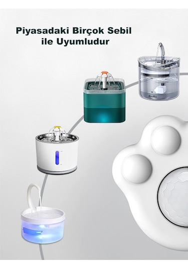 Dailytech Kızıl Ötesi Hareket Sensörü Kedi Su Pınarı İçin