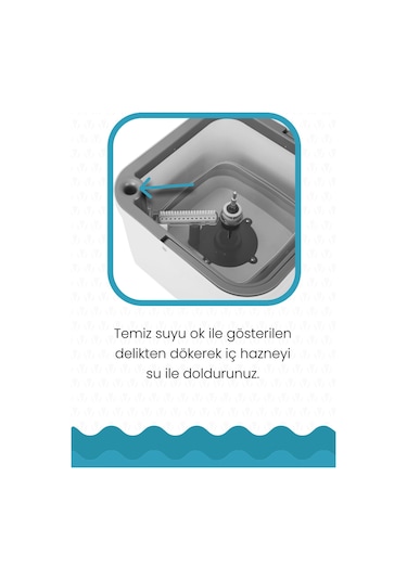 Valletta Lamonica Temiz ve Kirli Suyu Ayıran Otomatik Temizlik Seti Mop