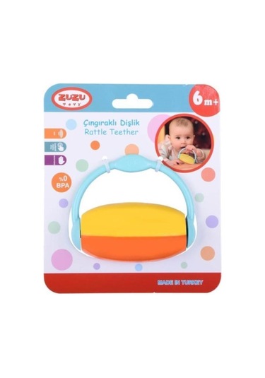 Zuzu Çıngıraklı Dişlik 4103 9005943 Çok Renkli