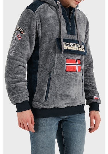 Norway Geographical Erkek Sweat Gymclasssherco Koyu Gri Koyu Gri