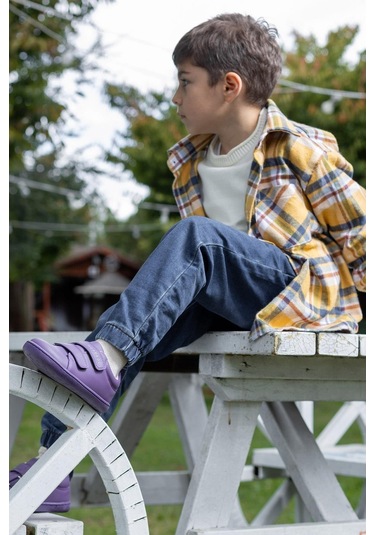 Smart Walker Junior Mor Işık Barefoot Çocuk Ayakkabı-mor Işık