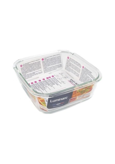 Luminarc Kare Cam Saklama Kabı 122 Cl 18x18x7 CM