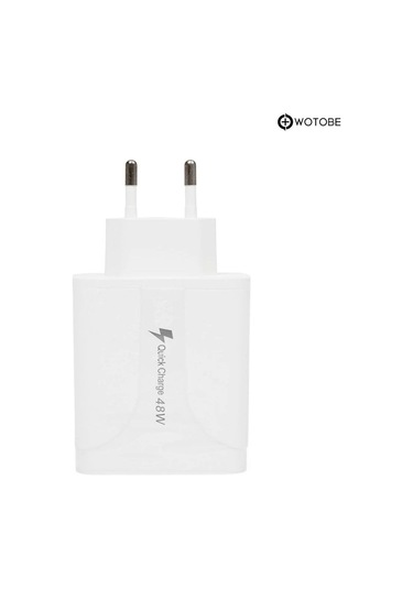 4 Usb 1 Type-c Usb Iphone Ipad Samsung Huawei Oppo Xiaomi Uyumlu 48w Hızlı Şarj Başlığı
