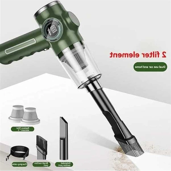 Tongxida Jl Kablosuz Araba Elektrikli Süpürge 9800000pa - Güçlü Yüksek Performans Yeşil