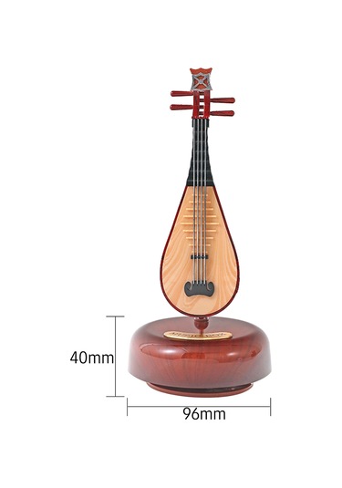 Yifomall Abs Müzik Kutusu Çevrili: Çin Lütu/ Elektro Gitar/ Keman Seçenekli, Masaüstü Dekorasyon, Doğum Günü Hediyesi