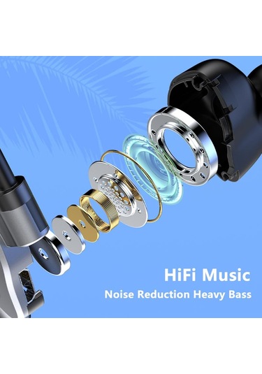 Vaorlo L15 Bluetooth 5.2 Hd Mikrofonlu Tek Dokunuşlu Kulaklık Ipx5 Tüm Akıllı Telefonlar İçin Su Geçirmez Kulaklık İş Kulaklıkları