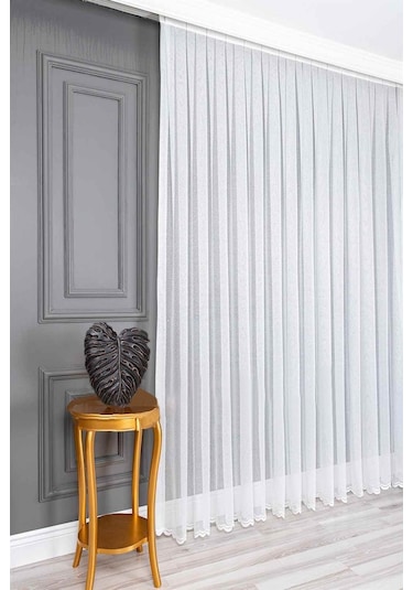 Evdepo Home Kullanıma Hazır Örme Tül Perde (540724560)