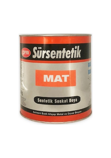 Gen Sür Sentetik Mat Yağlı Boya - 3 Kg