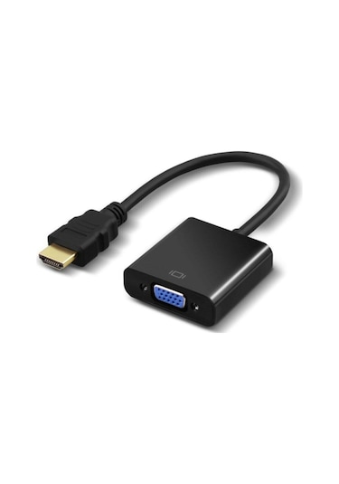 HDMI To Vga Ses Çevirici Dönüştürücü Kablo