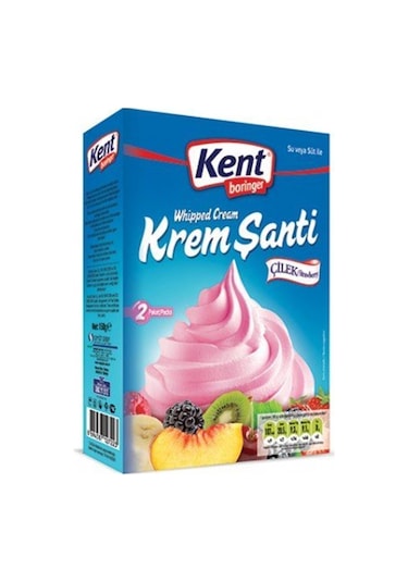 Kent Boringer Krem Şanti Çilekli 150 G