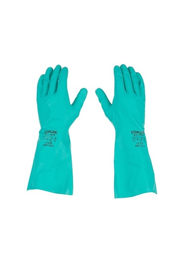 5 Çift Kimyasal Nitril Eldiven Starline Stl-1815 Ajklmnopt En 388: 4101x 10-10,5 Beden