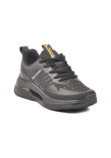 Siyah Fileli Hafif Esnek Unisex Spor Ayakkabı Pcı-11068 G Siyah