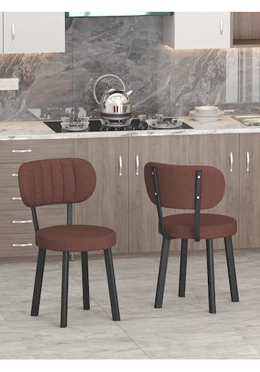 Mygusi Azra Mutfak, Salon, Cafe Sandalye 1 Adet Kahve