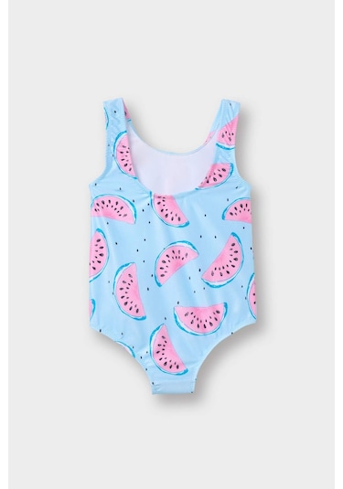 Defacto Kız Bebek Karpuz Desenli Mayo C0788a525smbe406