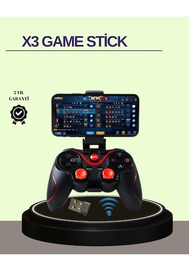 Ceylan Adam Çift Analog Joystick Ve 14 Tuşlu Bluetooth Oyun Kumandası