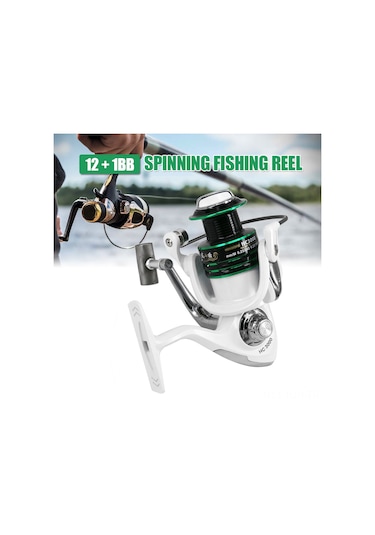 Jeehugo Hc6000 Tek Yönlü Boşluksuz Tam Metal Spinning Olta Makinesi - 12+1bb Dayanıklı, Hızlı Atış, Sağ-sol Kol Dönüşümlü, Deniz Ve Göl Balıkçılığı İçin