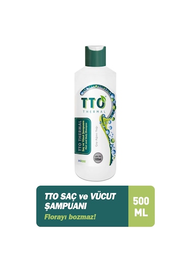 Tto Saç Ve Vücut Şampuanı 500 Ml Beyaz Çay Ağacı Yağı / Tea Tree Oıl