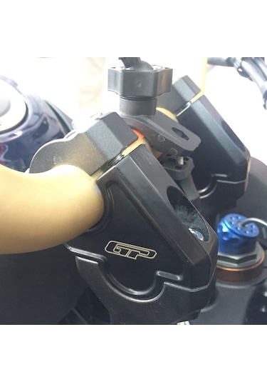 GP Kompozit Honda Africa Twin CRF1000L / CRF1100L 2016-2024 Uyumlu Gidon Yükseltme Siyah