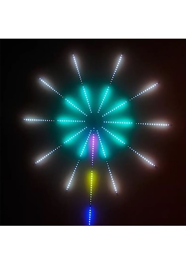 Çap Kayar Animasyonlu RGB Yıldız Led Işık 115 CM  5V USB